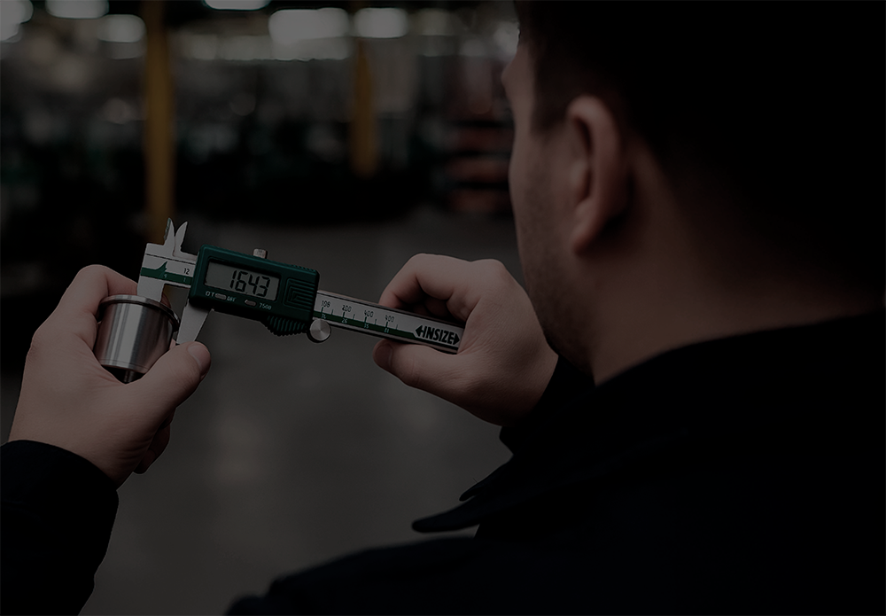 Instrumento de medição INSIZE na Workfer