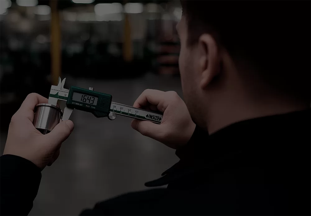Instrumento de medição INSIZE na Workfer